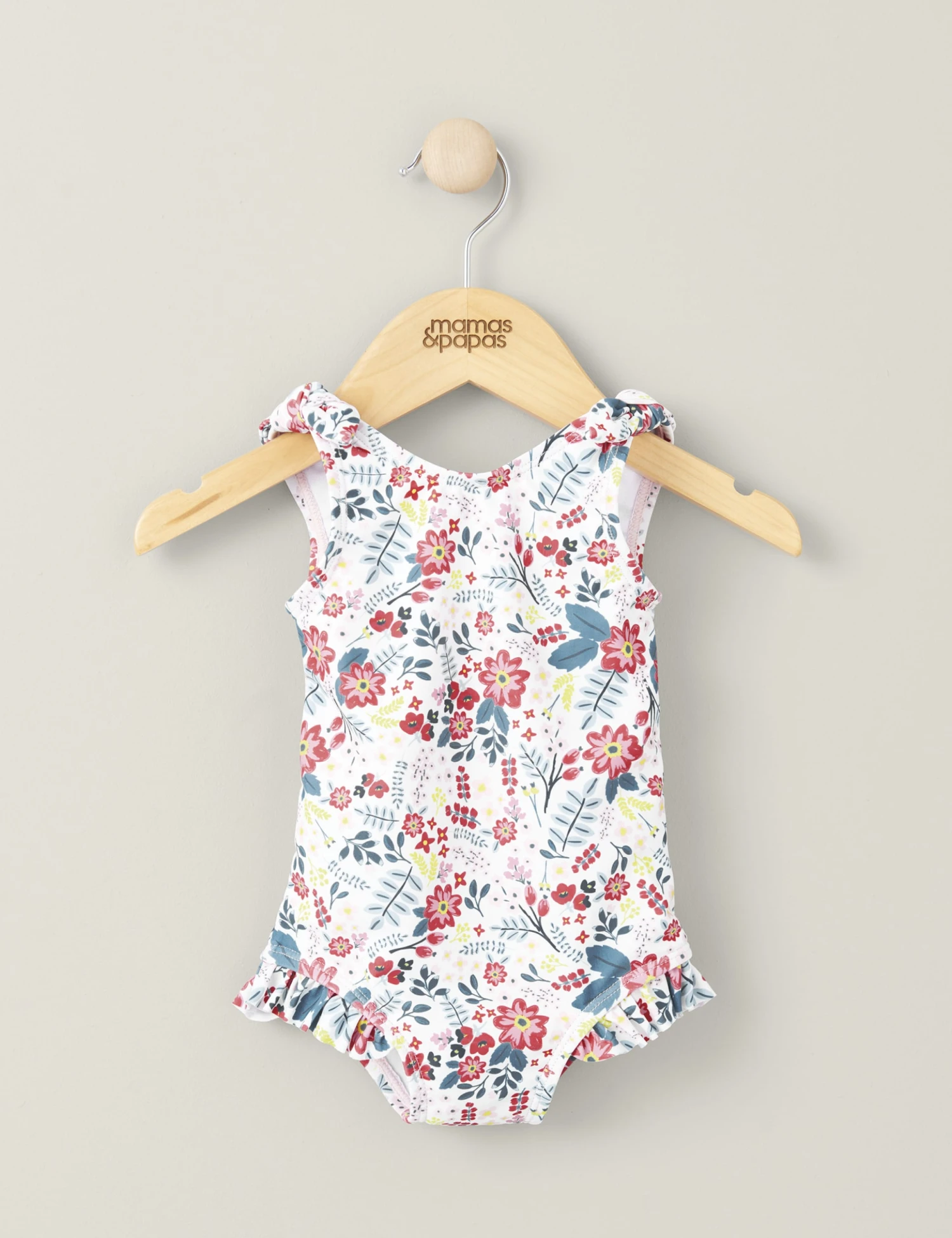 Mamas & Papas Floral Swimsuit (0-3 Yrs) 1 Mamas & Papas Floral Swimsuit (0-3 Yrs)