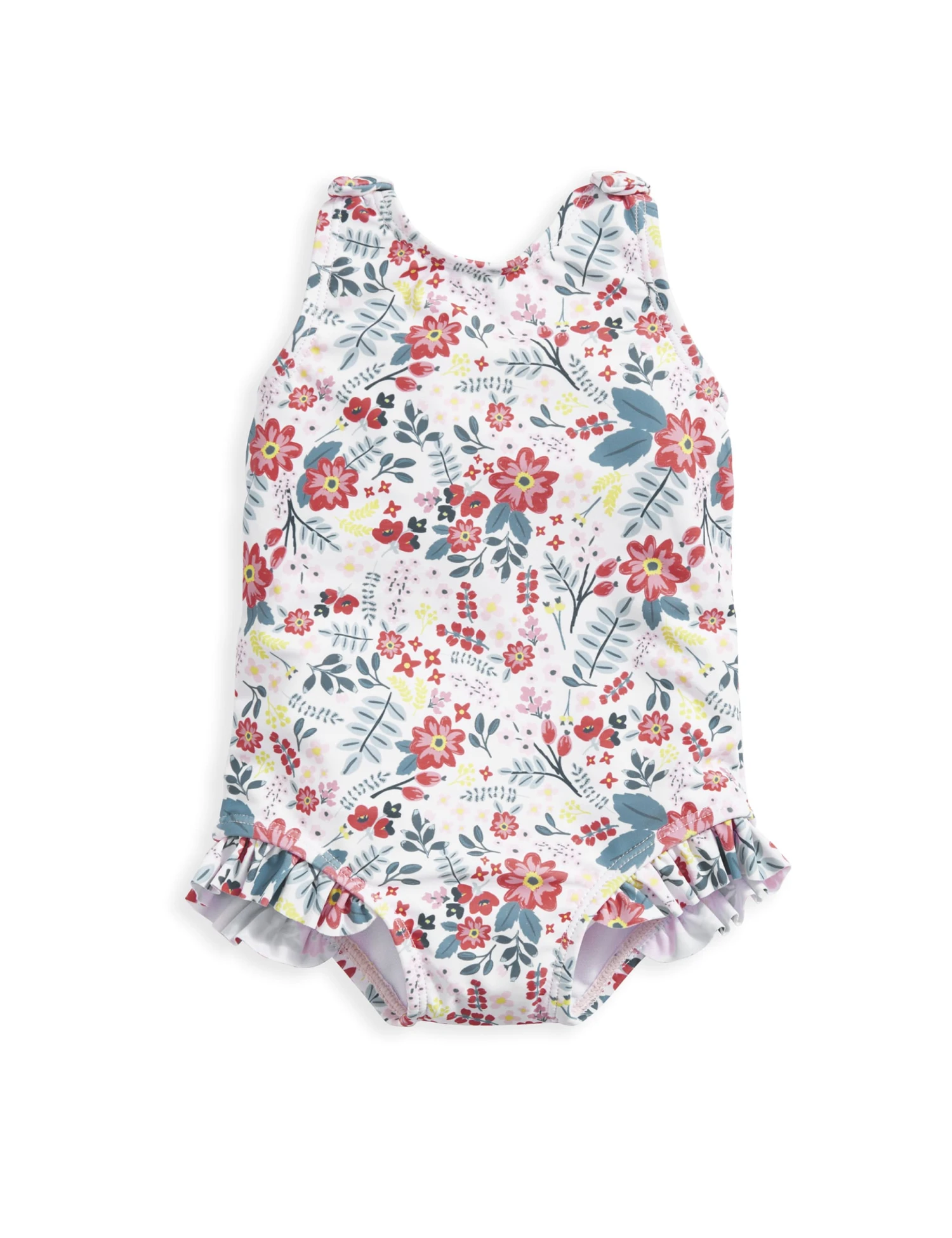 Mamas & Papas Floral Swimsuit (0-3 Yrs) 2 Mamas & Papas Floral Swimsuit (0-3 Yrs) - Image 2