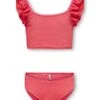 Frill Textured Bikini (7-14 Yrs)
