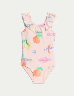 Fruit Frill Swimsuit (2-8 Yrs)