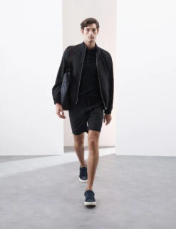 Funnel Neck 360 Flex Bomber Jacket