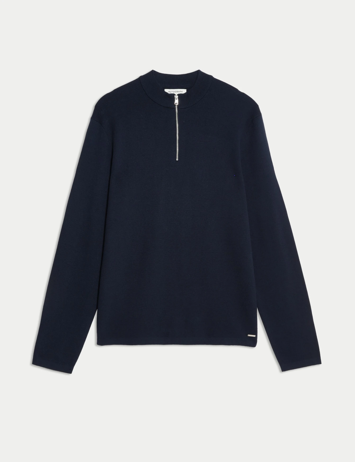 Half Zip Mock Neck Jumper 2 Half Zip Mock Neck Jumper - Image 2