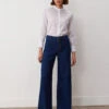 High Waisted Button Front Wide Leg Jeans -Marks And Spencer Shop High Waisted Button Front Wide Leg Jeans