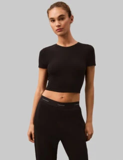 Calvin Klein Icon Cotton Terry Cotton Rich Lounge Joggers -Marks And Spencer Shop Icon Cotton Terry Cotton Rich Lounge Joggers 3