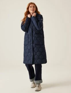 Regatta Jaycee II Quilted Hooded Longline Coat