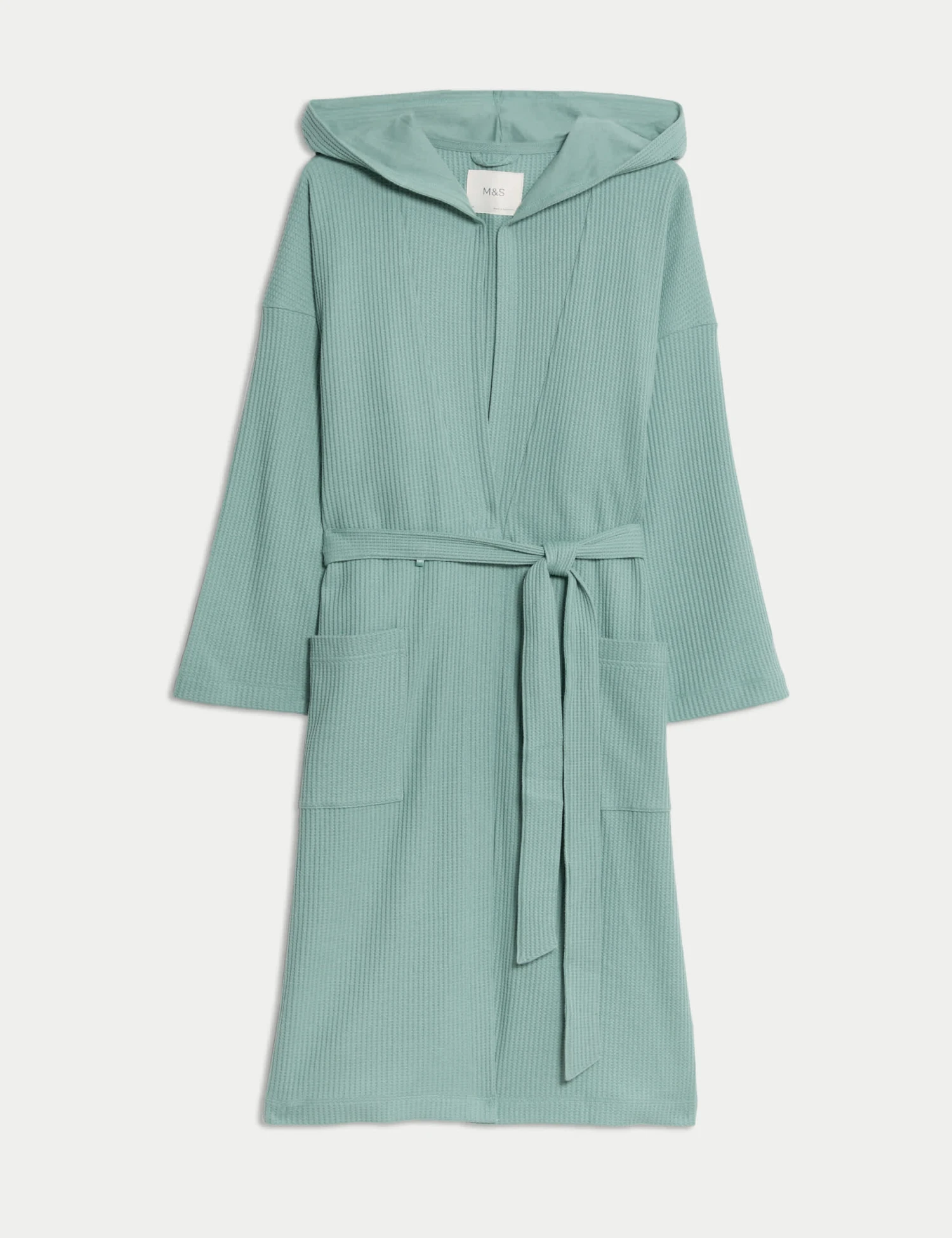 Jersey Waffle Dressing Gown 2 Jersey Waffle Dressing Gown - Image 2