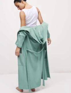 Jersey Waffle Dressing Gown 23 Jersey Waffle Dressing Gown -Marks And Spencer Shop Jersey Waffle Dressing Gown 3