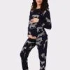 Jersey Zebra Print Maternity Pyjama Set -Marks And Spencer Shop Jersey Zebra Print Maternity Pyjama Set