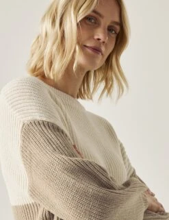 Regatta Kamaria Colour Block Relaxed Jumper -Marks And Spencer Shop Kamaria Colour Block Relaxed Jumper 4