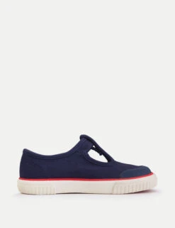Kids' Canvas T-Bar Shoes (4 Small - 10 Small) -Marks And Spencer Shop Kids Canvas T Bar Shoes 4 Small 10 Small 1 4