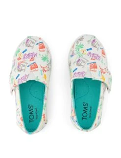 Toms Kids' Doodle Print Riptape Espadrilles (4 Small - 2 Large) 30 Toms Kids' Doodle Print Riptape Espadrilles (4 Small - 2 Large) -Marks And Spencer Shop Kids Doodle Print Riptape Espadrilles 4 Small 2 Large 1 10