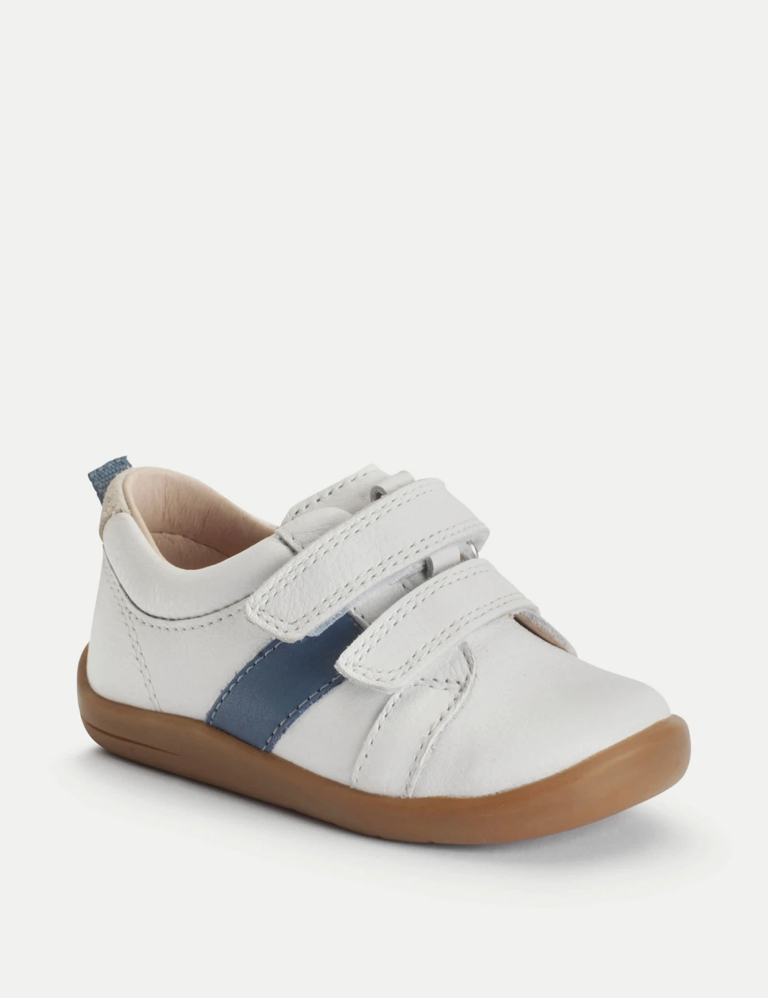 Kids' Leather Riptape Trainers (4 Small - 8 Small) 3 Kids' Leather Riptape Trainers (4 Small - 8 Small) - Image 3