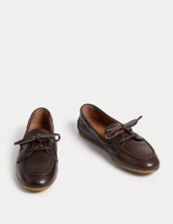 Leather Boat Shoes 12 Leather Boat Shoes -Marks And Spencer Shop Leather Boat Shoes 1
