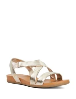 Dune London Leather Crossover Strappy Sandals -Marks And Spencer Shop Leather Crossover Strappy Sandals 2