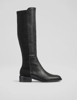 Leather Knee High Boots