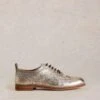 WHITE STUFF Leather Metallic Flatform Brogues 22 WHITE STUFF Leather Metallic Flatform Brogues -Marks And Spencer Shop Leather Metallic Flatform Brogues