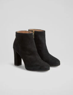 Leather Platform Ankle Boots -Marks And Spencer Shop Leather Platform Ankle Boots 3