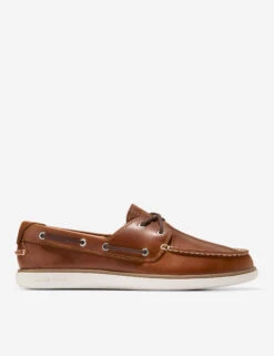 Cole Haan Leather Slip-On Grandpro Windward Boat Shoe
