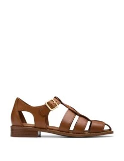 Clarks Leather Strappy Fisherman Sandals