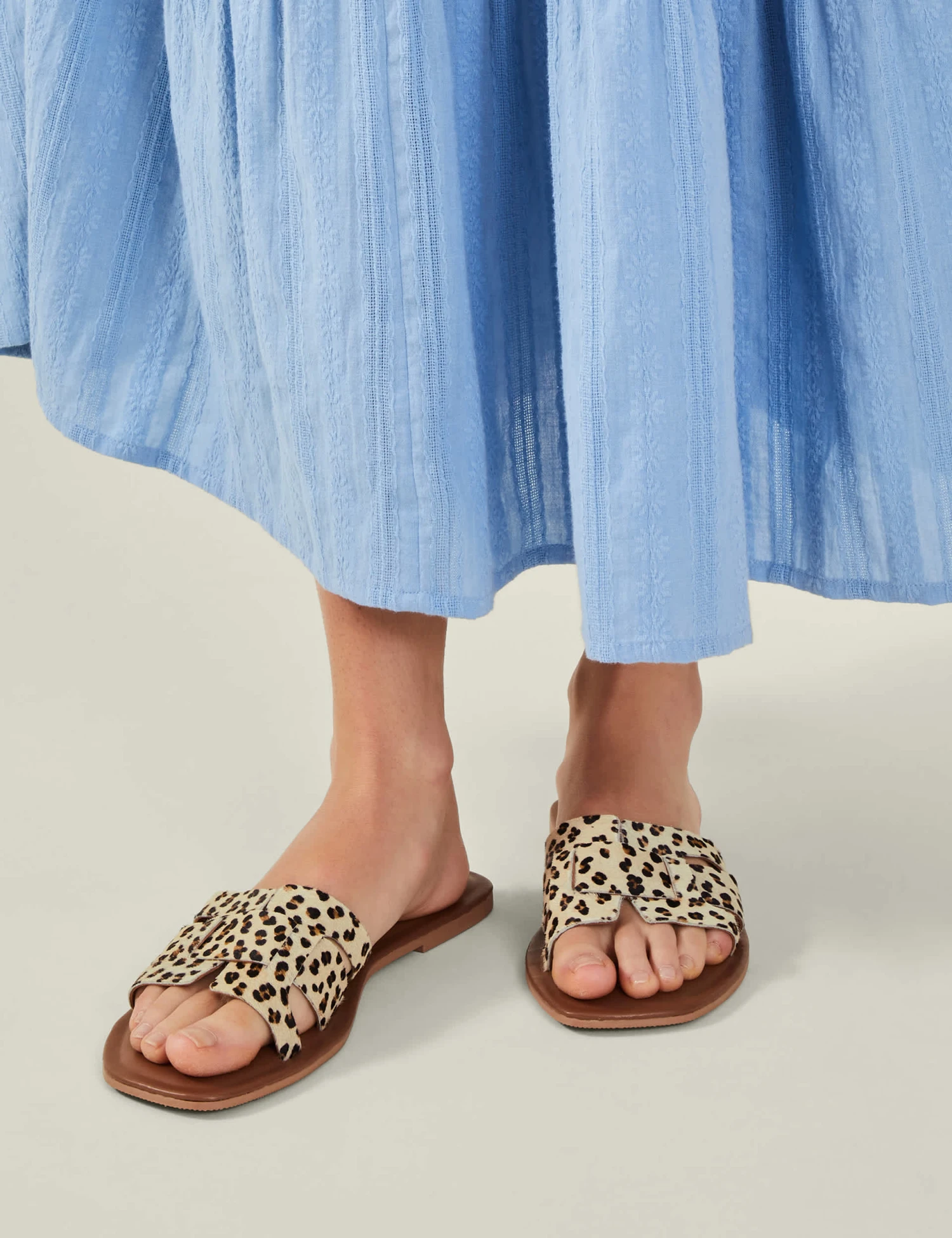 Accessorize Leopard Print Flat Sandals 1 Accessorize Leopard Print Flat Sandals