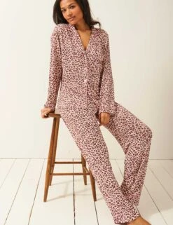 Leopard Print Pyjama Set
