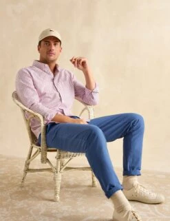 Joules Lightweight Pure Cotton Striped Oxford Shirt 16 Joules Lightweight Pure Cotton Striped Oxford Shirt -Marks And Spencer Shop Lightweight Pure Cotton Striped Oxford Shirt 2