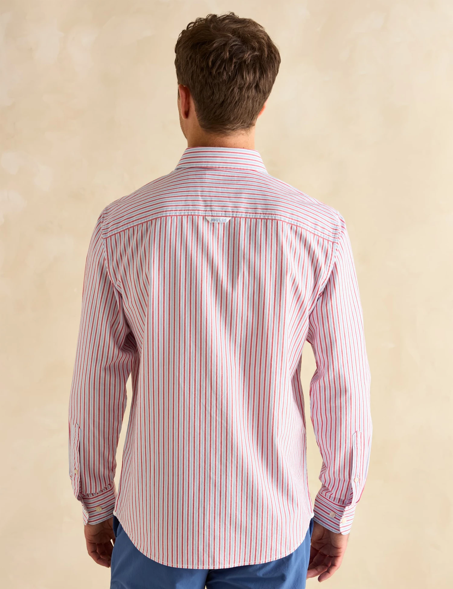 Joules Lightweight Pure Cotton Striped Oxford Shirt 4 Joules Lightweight Pure Cotton Striped Oxford Shirt - Image 4
