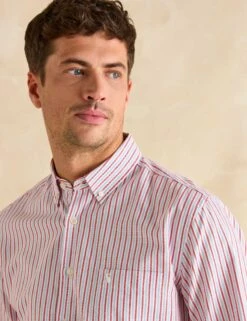 Joules Lightweight Pure Cotton Striped Oxford Shirt 18 Joules Lightweight Pure Cotton Striped Oxford Shirt -Marks And Spencer Shop Lightweight Pure Cotton Striped Oxford Shirt 4