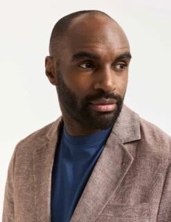 Scotch & Soda Linen And Cotton Blend Blazer -Marks And Spencer Shop Linen and Cotton Blend Blazer 4