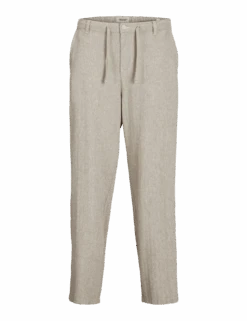 Jack & Jones Loose Fit Linen Rich Chinos