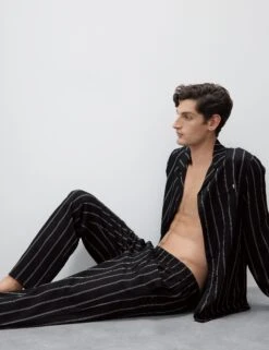 Lyocell Striped Pyjama Bottoms