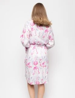 Cyberjammies Cotton Modal Flamingo Print Dressing Gown -Marks And Spencer Shop MS 01 T83 8003T Z4 X EC 1