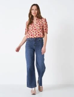 High Waisted Wide Leg Jeans