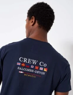 Pure Cotton Embroidered Crew Neck T-Shirt -Marks And Spencer Shop MS 10 T19 8108E F0 X EC 3