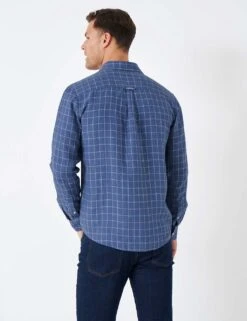 Pure Linen Check Shirt 9 Pure Linen Check Shirt -Marks And Spencer Shop MS 10 T19 8110S E2 X EC 3