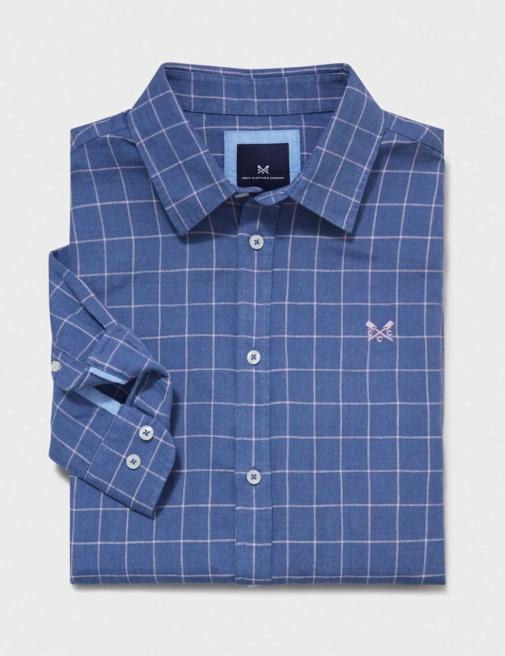 Pure Linen Check Shirt 2 Pure Linen Check Shirt - Image 2