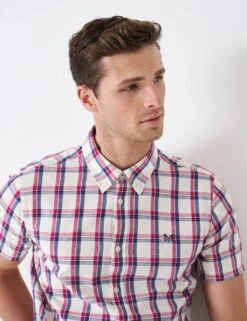Cotton Rich Check Shirt -Marks And Spencer Shop MS 10 T19 8208S B4 X EC 3