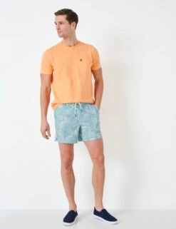 Pocketed Floral Swim Shorts