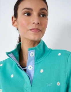 Cotton Rich Embroidered Sweatshirt 10 Cotton Rich Embroidered Sweatshirt -Marks And Spencer Shop MS 10 T19 8826S E5 X EC 3