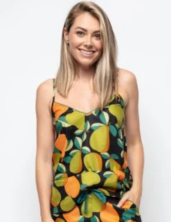 Cyberjammies Cotton Modal Pear Print Cami Top