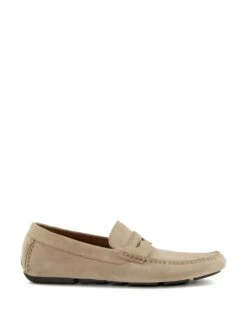 Dune London Suede Slip-On Loafers
