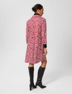 Printed Collared Knee Length Shirt Dress -Marks And Spencer Shop MS 10 T83 8142T A0 X EC 2