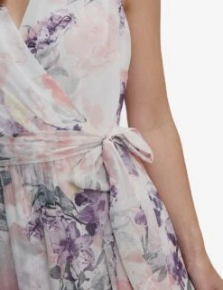 Floral V-Neck Tie Waist Maxi Wrap Dress -Marks And Spencer Shop MS 10 T83 8283T Y8 X EC 3