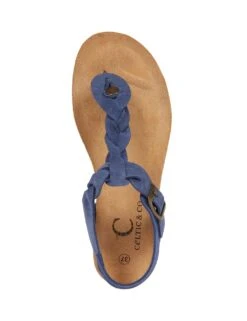 Celtic & Co. Suede Woven Ankle Strap Flat Sandals -Marks And Spencer Shop MS 10 T83 8719T XB X EC 5