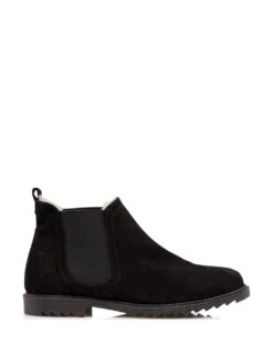 Dune London Suede Chelsea Flat Ankle Boots