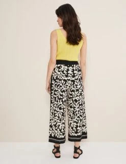 Tencel™ Blend Floral Wide Leg Culottes -Marks And Spencer Shop MS 10 T83 8828T Y4 X EC 2