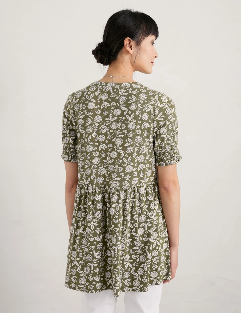 Jersey Floral Tunic 4 Jersey Floral Tunic - Image 4