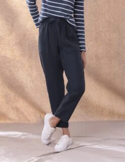 Celtic & Co. Pure Linen Woven Straight Leg Joggers