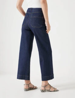 Marla High Waisted Straight Leg Cropped Jeans 20 Marla High Waisted Straight Leg Cropped Jeans -Marks And Spencer Shop Marla High Waisted Straight Leg Cropped Jeans 3
