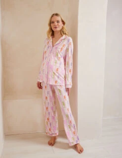 Maternity Jersey Seahorse Revere Pyjama Set